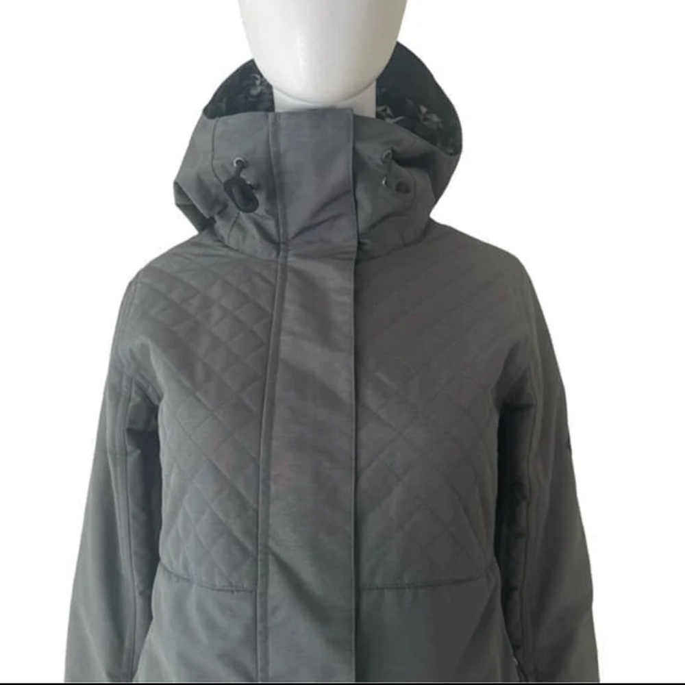 DAKINE Women’s Willow Ski Snowboard Winter Jacket Shadow Grey Quilted Size XS - Picture 4 of 12